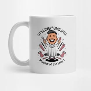 styling and smilimg master of the head Mug